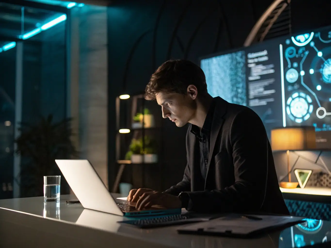 An administrator assigning a work order to a technician on a desktop interface, highlighting efficient task distribution.