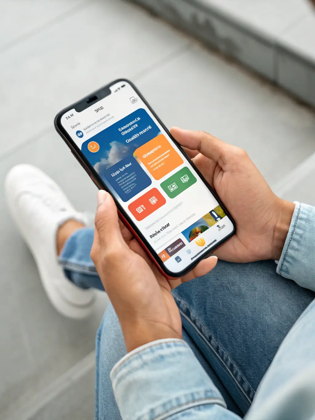 A transparent communication interface within the app, showing real-time updates on service requests.